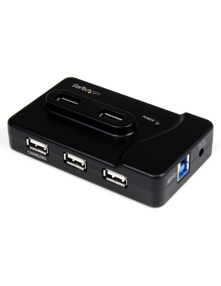 StarTech.com Hub combo USB 3.0/2.0 a 6 porte con porta di caricamento