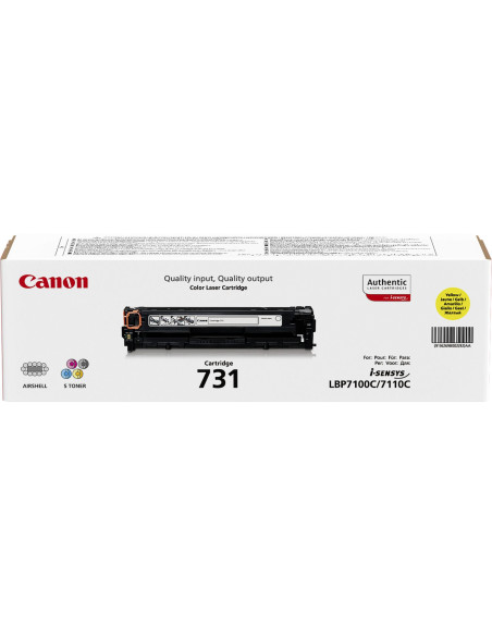 Canon 731 cartuccia toner 1 pz Originale Giallo