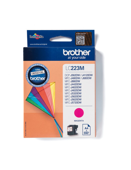 Brother LC223M cartuccia d'inchiostro 1 pz Originale Magenta