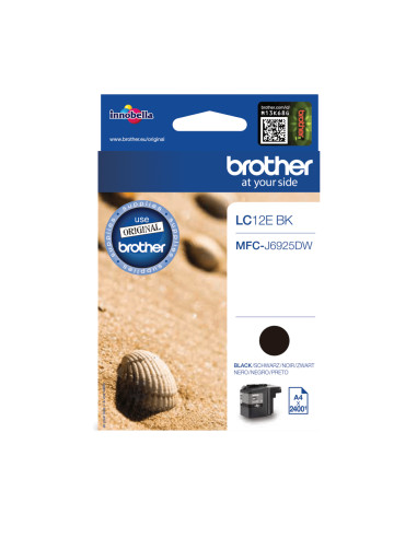 Brother LC12EBK cartuccia d'inchiostro 1 pz Originale Nero