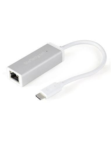 StarTech.com Adattatore di rete USB-C a RJ45 Gigabit Ethernet Gbe - M/F - Argento