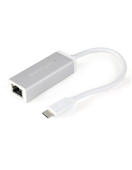 StarTech.com Adattatore di rete USB-C a RJ45 Gigabit Ethernet Gbe - M/F - Argento