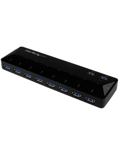 StarTech.com Hub USB 3.0 a 10 Porte di Ricarica e Sincronizzazione - 2 Porte x 1,5 Amp