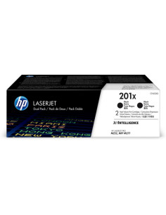 HP Confezione da 2 cartucce toner nero originale ad alta capacità LaserJet 201X