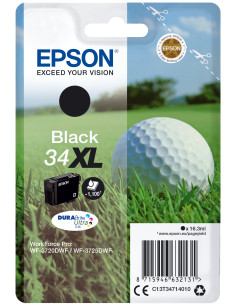Epson Golf ball Singlepack Black 34XL DURABrite Ultra Ink