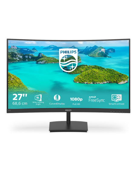 Philips E Line 271E1SCA/00 Monitor PC 68,6 cm (27") 1920 x 1080 Pixel Full HD LCD Nero