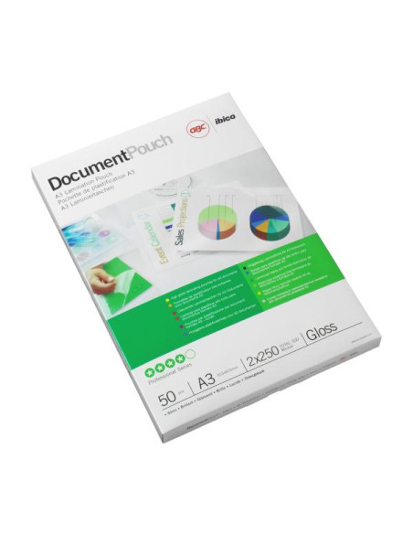 GBC POUCH.A3 RETAIL 3MIL/75MY 25PZ