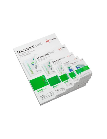 GBC Pouch per carta di credito 54x86 mm 2x250 mic lucide (100)