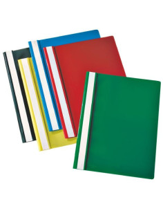 Esselte Report File Green cartellina con fermafoglio Polipropilene (PP) Verde