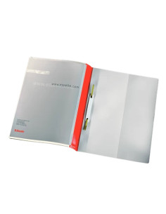 Esselte 28359 cartellina con fermafoglio Cloruro di polivinile (PVC) Rosso