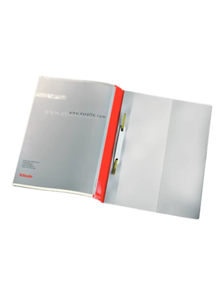 Esselte 28359 cartellina con fermafoglio Cloruro di polivinile (PVC) Rosso