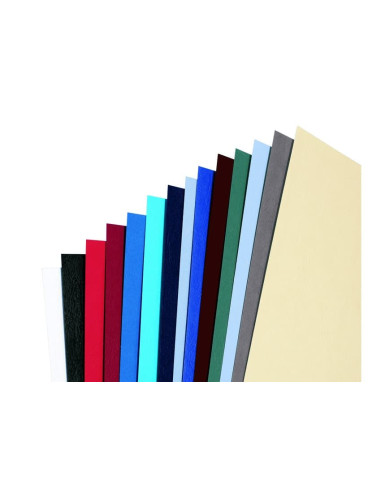 GBC Copertine rilegatura LeatherGrain 250 gsm bianche (100)