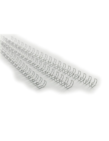 GBC Spirali metalliche MultiBind argento 6 mm (100)