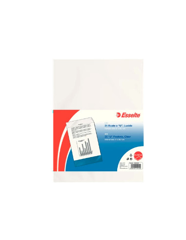 Esselte 395901000 busta Trasparente 25 pz