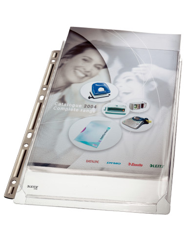 Leitz Busta Premium espandibile con banda a perforazione in metallo