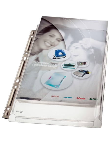 Leitz Busta Premium espandibile con banda a perforazione in metallo