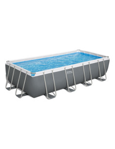 Bestway Power Steel Piscina mis.549x274x122 cm, pvc/tritech, effetto mosaico interno, include filtro a sabbia, copertura, scalet