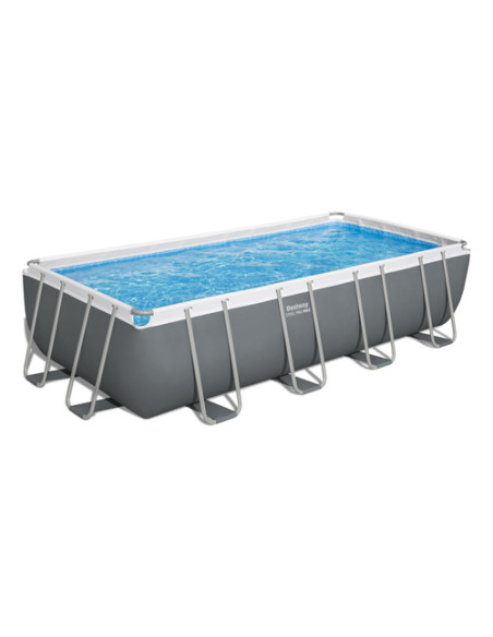 Bestway Power Steel Piscina mis.549x274x122 cm, pvc/tritech, effetto mosaico interno, include filtro a sabbia, copertura, scalet