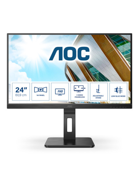 AOC P2 24P2QM Monitor PC 60,5 cm (23.8") 1920 x 1080 Pixel Full HD LED Nero