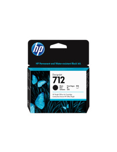 HP Cartuccia di inchiostro nero originale DesignJet 712 da 80 ml