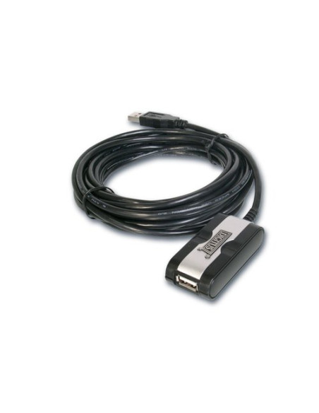 EXTENDER DIGITUS USB A TO USB A, M/F, 5MT, portata massima fino a 10mt, (PROLUNGA) NERO, DA70130