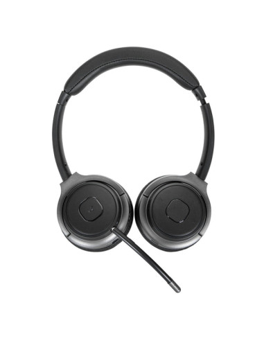 Targus AEH104GL cuffia e auricolare Con cavo e senza cavo A Padiglione Musica e Chiamate USB tipo-C Bluetooth Nero
