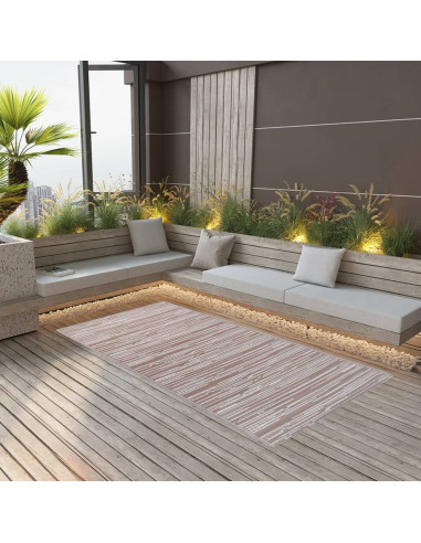 Tappeto da Esterni ARAKIL Marrone 160x230 cm in PP