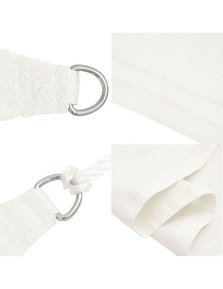 Vela Parasole HDPE Triangolare 5x5x5 m Bianca