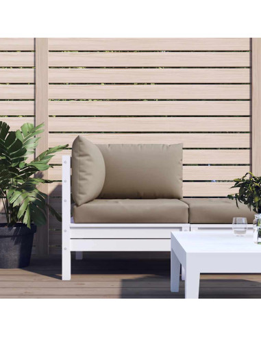 Cuscini per Pallet 3 pz Tortora in Tessuto Oxford