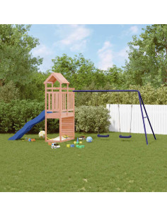 Set da Gioco da Esterno in Legno Massello di Douglas