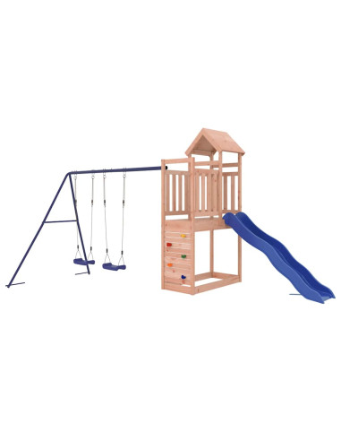 Set da Gioco da Esterno in Legno Massello di Douglas