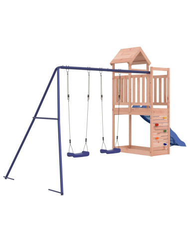 Set da Gioco da Esterno in Legno Massello di Douglas