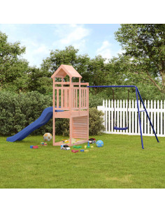 Set da Gioco da Esterno in Legno Massello di Douglas