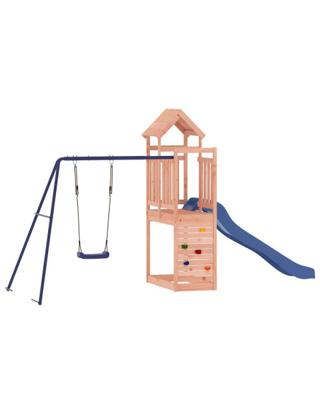 Set da Gioco da Esterno in Legno Massello di Douglas