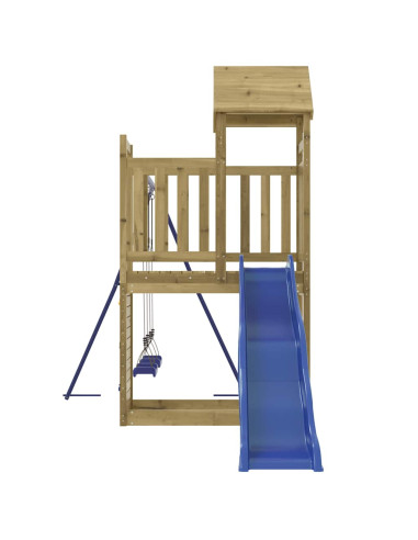 Set da Gioco da Esterno in Legno di Pino Impregnato