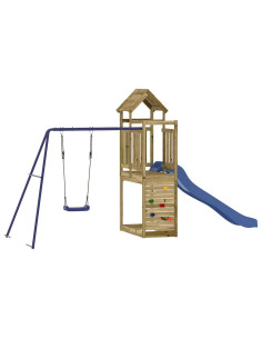 Set da Gioco da Esterno in Legno di Pino Impregnato 2