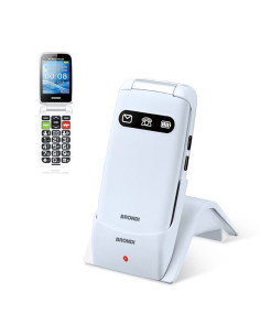 CELLULARE BRONDI FAVOLOSO DUOS WHITE METAL ITALIA