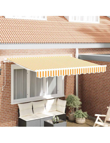 Tenda Retrattile Giallo 300 x 200 cm Tessuto