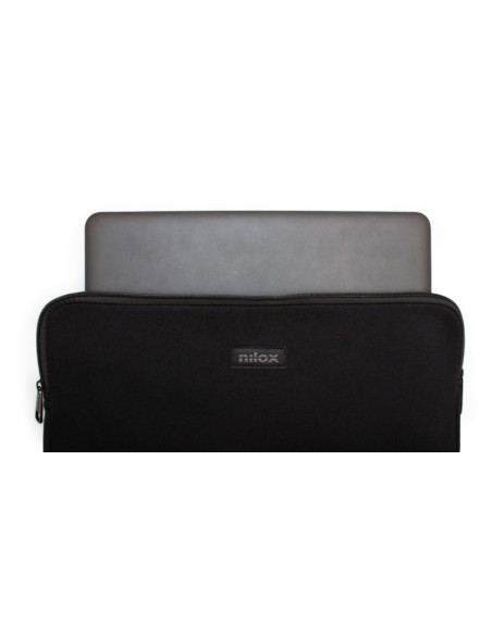 Nilox NXF1401 borsa per laptop 35,8 cm (14.1") Custodia a tasca Nero