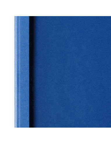 GBC Copertine rilegatura termica LeatherGrain 3mm blu royal(100)