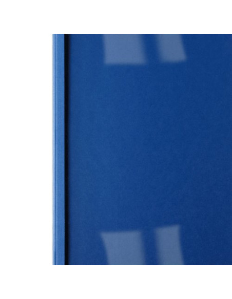 GBC Copertine rilegatura termica LeatherGrain 3mm blu royal(100)