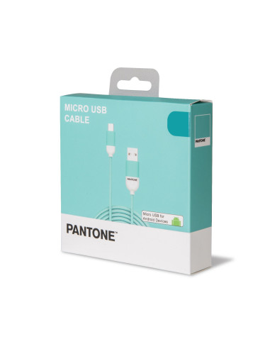 Celly PT-MC001-5L cavo USB USB 2.0 1,5 m Micro-USB A USB A Ciano