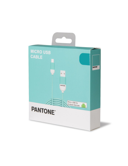 Celly PT-MC001-5L cavo USB USB 2.0 1,5 m Micro-USB A USB A Ciano