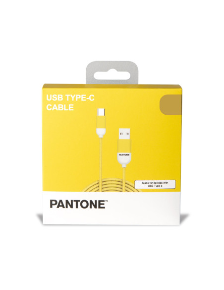 Celly PT-TC001-5Y cavo USB USB 2.0 1,5 m USB A USB C Giallo