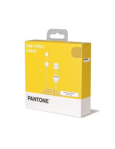 Celly PT-TC001-5Y cavo USB USB 2.0 1,5 m USB A USB C Giallo