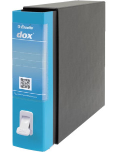 Esselte Dox 2 raccoglitore ad anelli A4 Nero, Blu 2