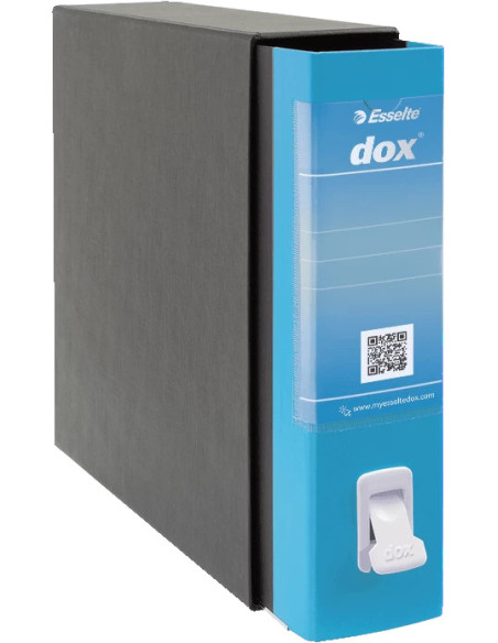 Esselte Dox 2 raccoglitore ad anelli A4 Nero, Blu
