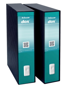 Esselte Dox 2 raccoglitore ad anelli A4 Nero, Verde 2