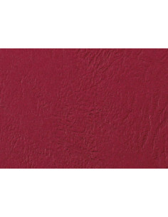 GBC Copertine rilegatura LeatherGrain 250 gsm rosso scuro (100) 2