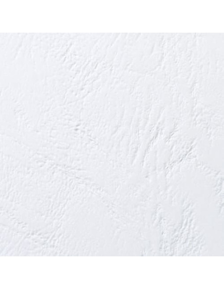 GBC Copertine rilegatura LeatherGrain 250 gsm bianche (100)